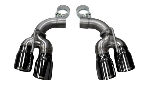 Corsa 2017-24 Chevy Camaro ZL1 2.75in Inlet / 4.0in Outlet Black PVD Tip Kit (For Corsa ExhaustOnly) - 14774BLK