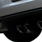 Corsa 2009-2013 Chevrolet Corvette C6 6.2L V8 Black Sport Axle-Back Exhaust - 14108BLK