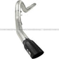 aFe MACHForce XP 5in DPF-Back Stainless Steel Exh Sys, Black tip, Ford Diesel Trucks 08-10 V8-6.4L - 49-43054-B