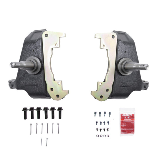 Belltech 88-98 Chevy 1500 3in. Drop Spindle Set (Single Piston Brake Setup) - 2503