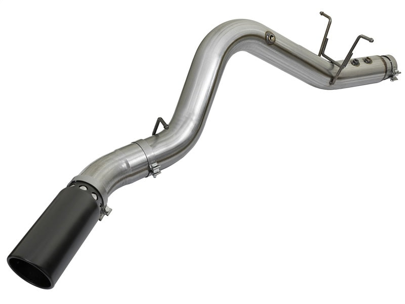 aFe LARGE BORE HD 5in 409-SS DPF-Back Exhaust w/Black Tip 2017 GM Duramax V8-6.6L (td) L5P - 49-44085-B