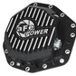 aFe Power Pro Ser Rear Diff Cover Black w/Mach Fins 2017 Ford Diesel Trucks V8-6.7L(td) Dana M275-14 - 46-70352