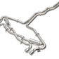 aFe 20-22 Audi RS6 Avant V8 4L(tt) MACH Force-Xp 3in to 2.5in 304 SS Cat-Back Exhaust w/Polished Tip - 49-36448-P