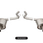 Corsa 2015-2020 Ford Mustang GT350/R 5.2L V8 Dual Rear Axle-Back- Stainless Dual Rear Exit - 21098