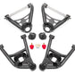BMR 64-72 GM A-Body Non-Adjustable A-arm Kit - Black Hammertone - AAK401H