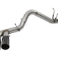 aFe Victory Series 4in 409-SS DPF-Back Exhaust w/ Dual Black Tips 2017 GM Duramax V8-6.6L(td) L5P - 49-44089-B