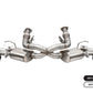 Corsa 2020-25 Corvette C8 3in Valved Cat-Back 4.5in Pol Quad Tips - Fits Factory Perf Exhaust w/ AFM - 21100