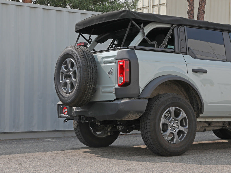 aFe Apollo GT Series 3in 409SS Cat-Back Ford Bronco 2021 L4 2.3L/V6 2.7L - Polished - 49-43135