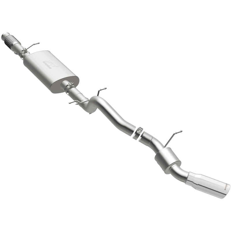 MagnaFlow MF Series SS Cat-Back Exhaust Single Passenger Side Rear Exit 2015 Cadillac Escalade - 19177