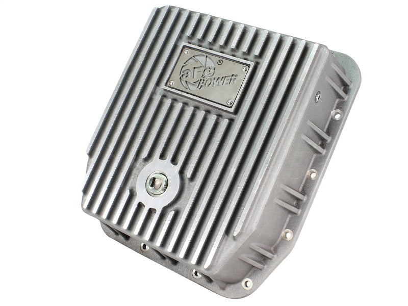 aFe Transmission Pan (Raw); Ford Trucks 93-08 AODE/4R70W - 46-70220