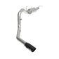aFe Apollo GT Series 3-1/2in 409 SS Axle-Back Exhaust 17-20 Ford F-250/F-350 6.2/7.3L w/ Black Tips - 49-43116-B