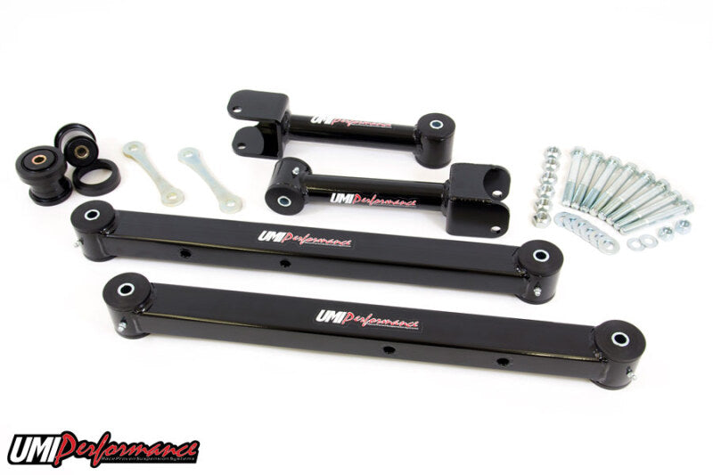 UMI Performance 73-77 GM A-Body Rear Suspension Kit Non Adj - Black - ABR301-B