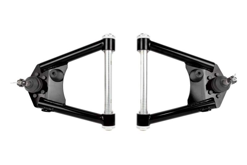 UMI Performance 73-87 GM C10 Street Performance Upper Control Arms - Black - 6433-B