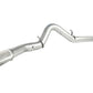 aFe ATLAS 5in DPF-Back Alum Steel Exhaust System Polished Tip GM Diesel Trucks 7.5-10 V8-6.6L td LMM - 49-04040-P