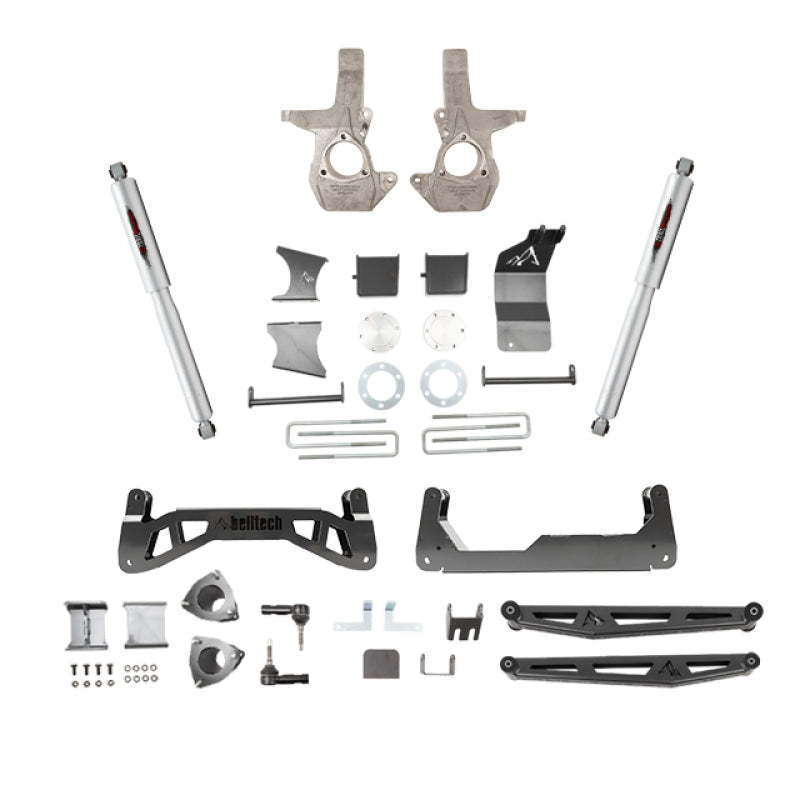 Belltech 16-18 Chevrolet Silverado / GMC Sierra 1500 4WD 7-9in Suspension Lift Kit w/ Shocks - 150203BK