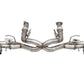 Corsa 2020-2025 Corvette C8 3in Valved Cat-Back 4.5in Pol Quad Tips - Fits Factory NPP Exhaust w/AFM - 21106