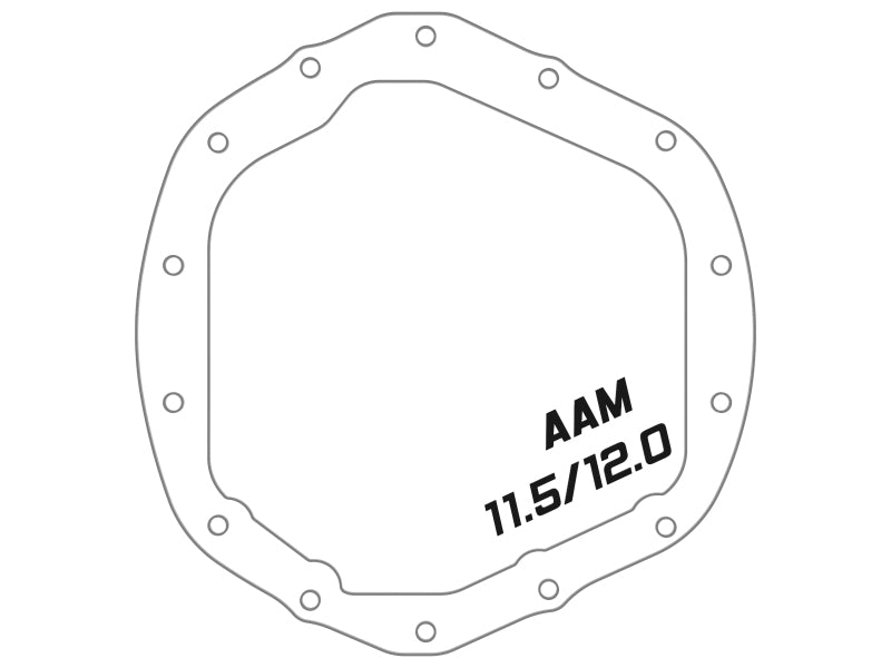 aFe Street Series Rear Differential Cover Raw w/ Machined Fins 20-21 GM Trucks V8-6.6L - 46-71260A