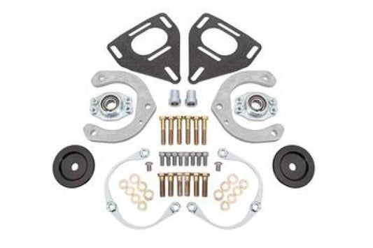 BMR 16-24 Chevrolet Camaro Caster Camber Plates (Coil-Over Only) - Black Hammertone - WAK361H