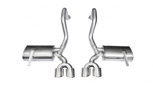 Corsa 1997-2004 Chevrolet Corvette C5 Z06 5.7L V8 Polished Xtreme Axle-Back Exhaust - 14961