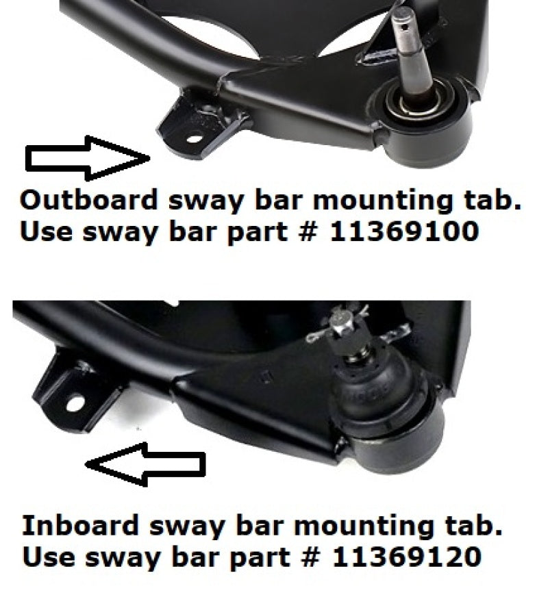 Ridetech 63-87 Chevy C10 Front MUSCLEbar Sway Bar use with Ridetech StrongArms - 11369100