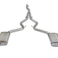 aFe MACHForce XP Exhausts Cat-Back SS-304 EXH w/ Black Tips 15-16 Ford Mustang EcoBoost 2.3L (t) - 49-33084-B