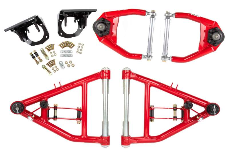 UMI Performance 73-87 GM C10 CornerMax A-Arm Kit - Black - 643546-B