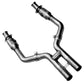 Kooks 05-10 Ford Mustang GT Shelby GT Bullitt 1-5/8 x 2-1/2 (3V) Header & Green Catted H-Pipe Kit - 1131H060
