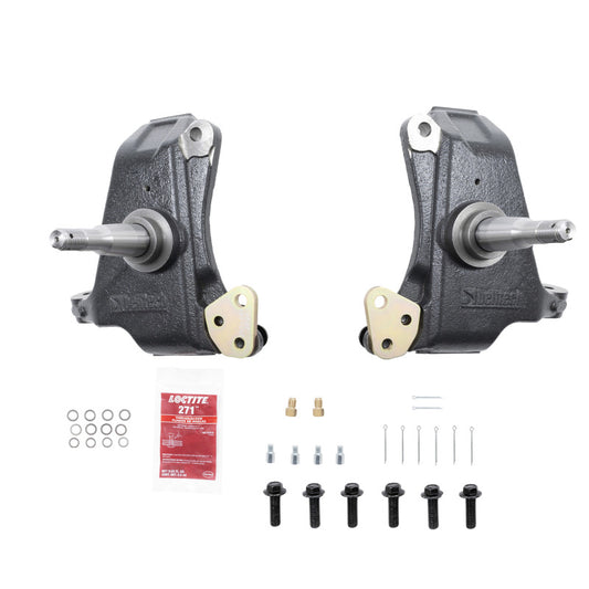 Belltech 19-24 Chevy Silverado 1500 3in. Drop Spindle Set (4-Piston Brake Setup) - 2504