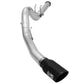 aFe Atlas Exhausts 5in DPF-Back Aluminized Steel Exhaust Sys 2015 Ford Diesel V8 6.7L (td) Black Tip - 49-03064-B