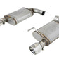 aFe MACH Force-Xp SS Axle Back Exhaust w/Polished Tips 15-17 Ford Mustang GT V8-5.0L - 49-43105-P