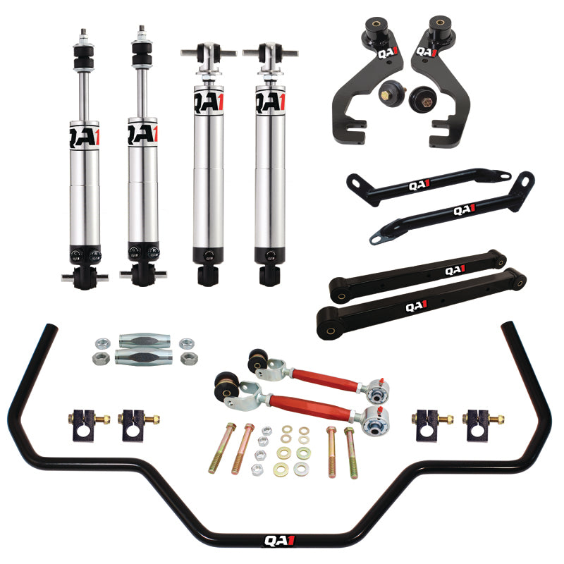 QA1 78-88 GM G-Body Level 1 Drag Kit 2.0 w/ Shocks - DK21-GMG1