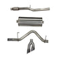 Corsa 2019-24 Chevy Silverado 5.3L Crew Cab Short Bed Sport Cat-Back Dual Rear Exit w/ Polished Tips - 21030