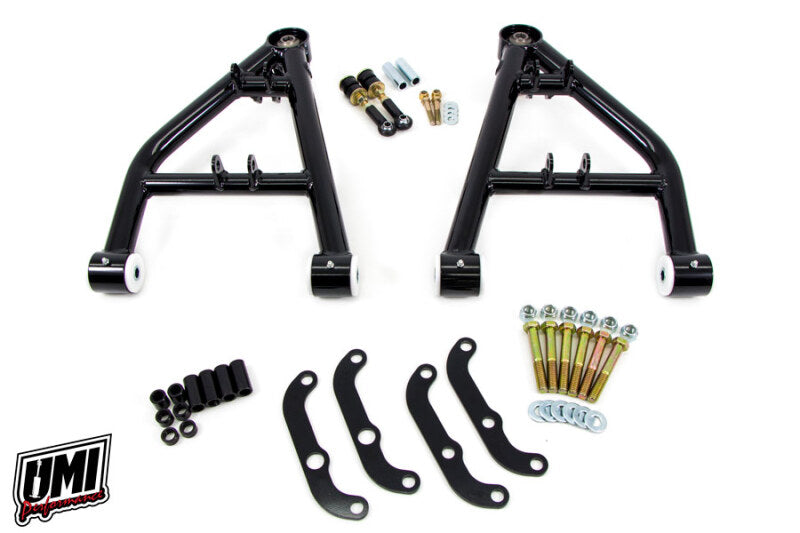 UMI Performance 64-72 GM A-Body Tubular Lower Front A-Arms Corner Max Tall Ball Joint - 4062-1-B