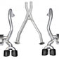 Corsa 1997-2004 Chevrolet Corvette C5 Z06 5.7L V8 Black Xtreme Cat-Back + XO Exhaust - 14962BLK