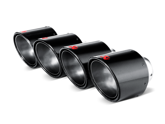 Akrapovic 08-25 Nissan GT-R Tail Pipe Set (Carbon 125 mm) - TP-NIR35C