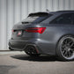 aFe 20-22 Audi RS6 Avant V8 4L (tt) MACH Force-Xp 3in to 2.5in 304 SS Cat-Back Exhaust w/ Black Tip - 49-36448-B