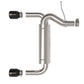 aFe Vulcan 3in 304 SS Axle-Back Exhaust 2021 Ford Bronco L4-2.3L (t)/V6-2.7L (tt) w/ Black Tips - 49-33137-B