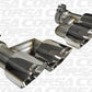 Corsa 2015-2017 Ford Mustang GT 5.0 Polish Quad Tips Kit - 14333