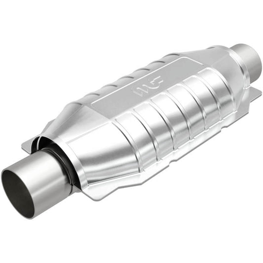 MagnaFlow Universal Catalytic Converter 2.25in Inlet 2.25in Outlet 16in Length 6.375in Width - 339105
