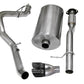 Corsa 2007-2009 Chevrolet Avalanche 6.0L V8 3in Cat-Back Single Side w Twin 4in Black Pro-SeriesTips - 14246BLK