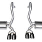 Corsa 1997-2004 Chevrolet Corvette C5 Z06 5.7L V8 Xtreme Axle-Back Exhaust w/ Black Tips - 14132BLK