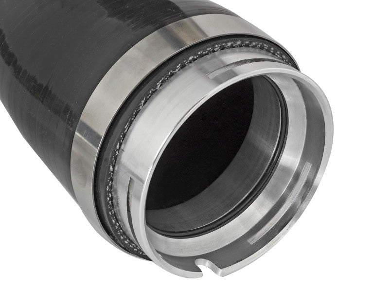 aFe BladeRunner 2.5in Red IC Tube Hot Side w/ Coupling & Clamp Kit 2016 GM Colorado/Canyon 2.8L - 46-20268-R