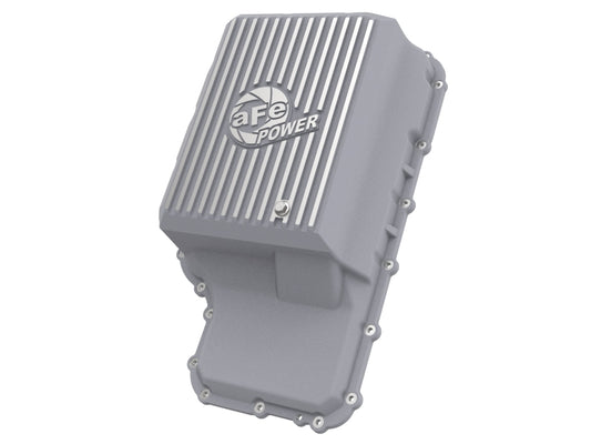 aFe 20-21 Ford Truck w/ 10R140 Transmission Pan Raw POWER Street Series w/ Machined Fins - 46-71220A