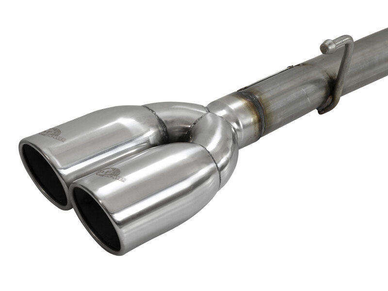 aFe Vulcan Series 3-2.5in 304SS Exh Cat-Back w/ Pol Tips 2019 GM Silverado/Sierra 1500 L4-2.7L (t) - 49-34110-P