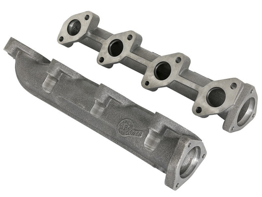 aFe BladeRunner Ported Ductile Iron Exhaust Manifold 08-10 Ford Diesel Trucks V8 6.4L (td) - 46-40124