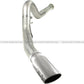 aFe MACHForce XP 5in DPF-Back Stainless Steel Exh Sys, polished tip,Ford Diesel Trucks 11-14 V8-6.7L - 49-43055-P