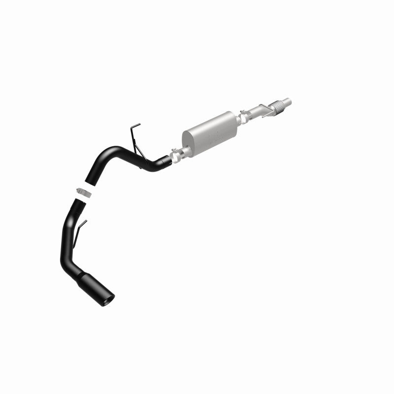 MagnaFlow SYS Cat-Back 11-14 Ford F-150 3.5L V6 EcoBoost 3in Black Single Side Exit Rear 3 Tip - 15364