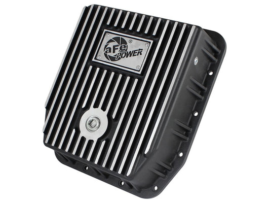 aFe Transmission Pan (Black); Ford Trucks 94-08 AODE - 46-70222