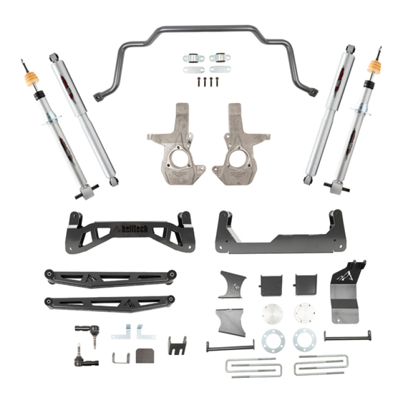 Belltech 16-18 Chevrolet Silverado / GMC Sierra 1500 4WD 7-9in Suspension Lift Kit w/ Shocks - 150203TPS