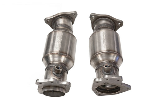 Corsa 20-21 Chevrolet Corvette High Flow 300 Cell Cat Pipes - 16234